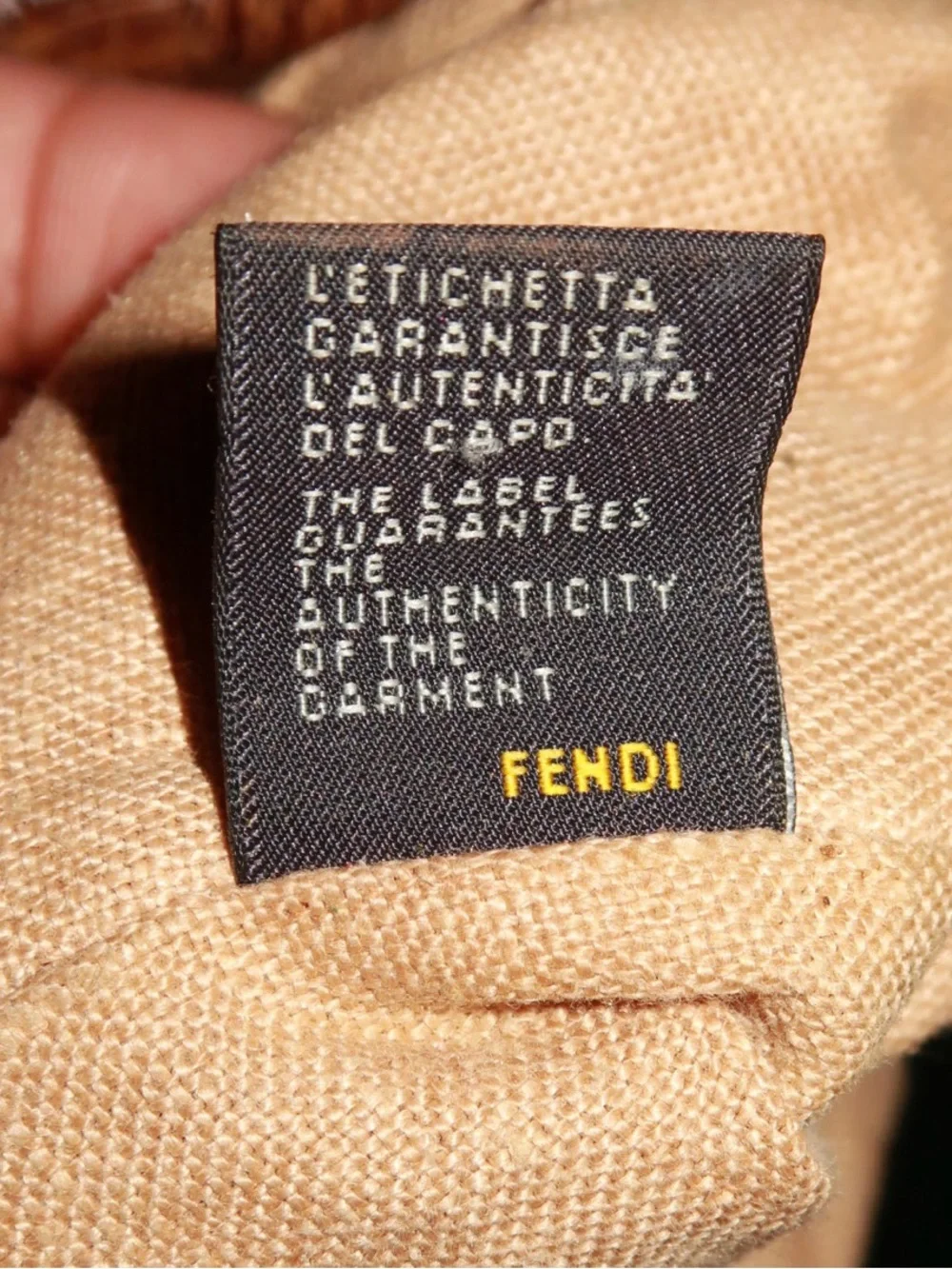 Vintage Fendi Zucca Spy Bag